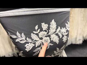 Ivory Embroidered Lace - EB5039