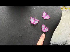 Fuchsia Butterfly Applique - M1