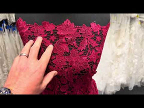 Light Wine Guipure Lace - LB2013