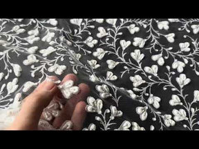 Ivory Glitter Puff Lace - Kinetic