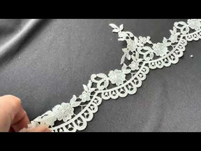 Ivory Guipure Lace - T830
