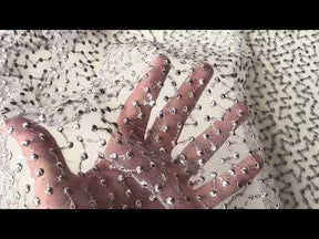 Mulberry Sequin Embroidery Lace - EB3029