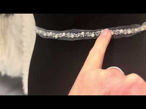 Ivory Pearl and Bead Trim - EH2029