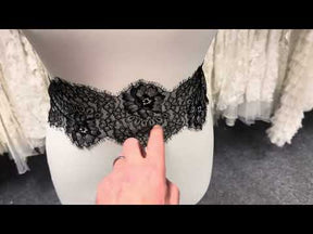 Black Lace Trim - Mina