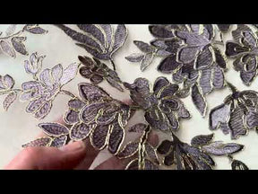 Lavender Lace with Gold Cording - Kylar