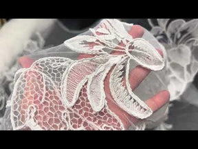 Ivory Corded Lace - Zargo