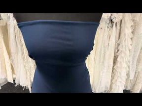 Navy Polyester Chiffon - Benevolence