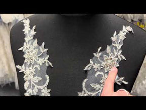 Crystal and Sequin Embellished Appliques - Fame