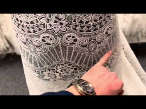 Ivory Embroidered Lace - Tremendo