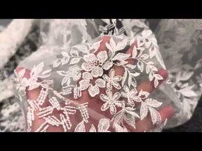 Ivory Embroidery Lace - Nuria