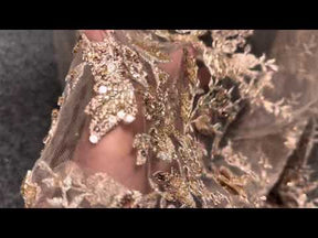 Gold Beaded Lace - Dillon