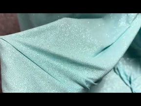 Sky Blue Glitter Jersey Fabric - Daredevil