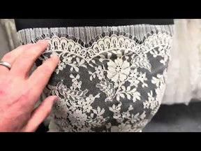 Champagne Beige Chantilly Lace - P294