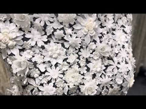 Ivory Flower Lace - Mackenna
