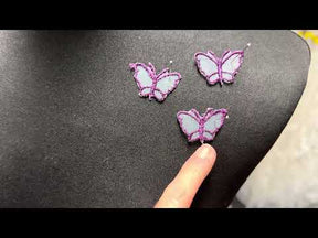 Purple Butterfly Applique - M1