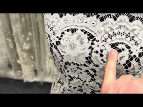 Ivory Eco Corded French Lace - LA4003
