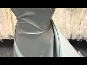 Duck Egg Blue Silk Blend Soft Mikado - P608