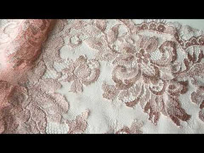 Pink Chantilly Lace - P165