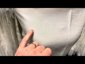 Ivory Polyester Satin Backed Dupion - Clarity (P967)