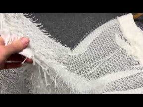 Ivory Embroidered 3D Lace - EB5029