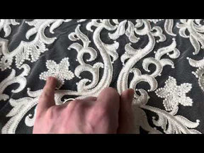 Ivory Embroidered Lace - Forno
