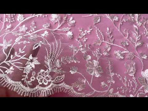 Ivory Embroidered Lace - Rocia