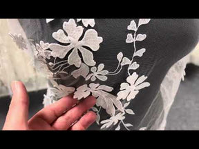 Ivory 3D Bridal Lace - Kiki