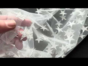 Silver Star Tulle - Spangle