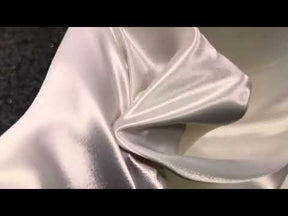 Ivory Polyester Lustrous Satin - Adoration