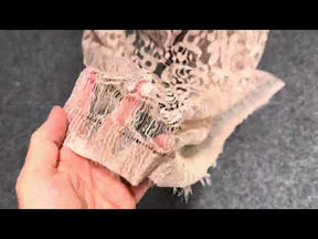 Dusky Pink Italian Lace - P883