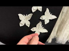 Ivory Butterfly Applique - T768
