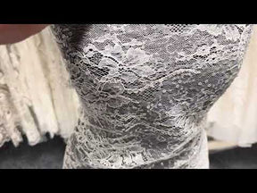 Ivory Sequin Lace - LB6003