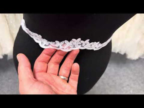 White Corded Lace Trim - T88