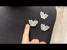 Pink Mist Butterfly Applique - M1