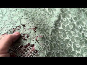 Peridot Green Corded French Lace - LA4008