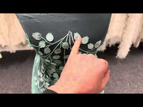 Aqua 3D Embroidered Lace - EB5034