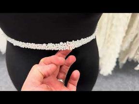 Ivory Beaded Dress Trim - EH2040