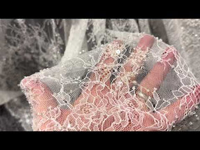 Ivory Corded and Sequin Lace - Fronnie