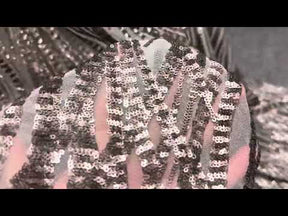 Silver Sequin Tulle - Galatasaray
