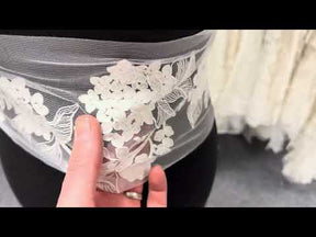 Ivory Corded Italian Lace Trim - Ticino