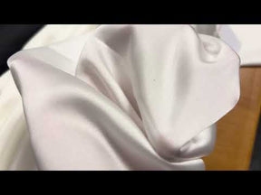 Winter White Polyester Satin - P78