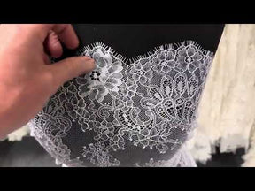 White Raschel Lace - P223