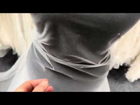 Ivory Diamanté Embellished Tulle - Beacon