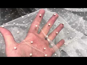 Ivory Pearl Tulle - X592