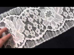 Ivory Chantilly Lace Trim - Lyra