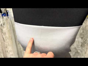 Silver Polyester Satin Backed Dupion - Clarity (P967)