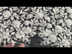 Ivory Beaded Lace - Grove
