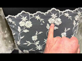 Ivory Embroidered Lace - P468