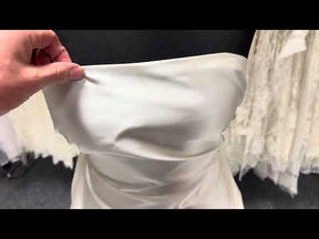 Ivory Polyester Duchess Satin - P748
