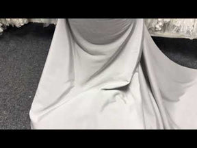 Silver Stretch Crepe de Chine - PS4003